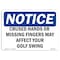 Signmission OSHA, Crushed Hands Or Missing Fingers May Affect Your, 10in X 7in Rigid Plastic, NS-P-710-L-10849 OS-NS-P-710-L-10849 - alternate 1